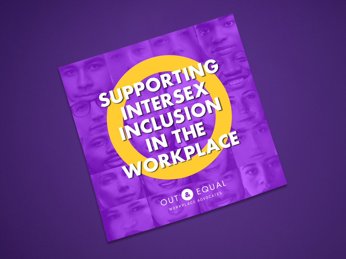 Intersex in the Workplace guide cover image