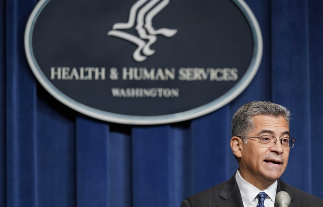 Image of Health and Human Services Secretary Xavier Becerra.