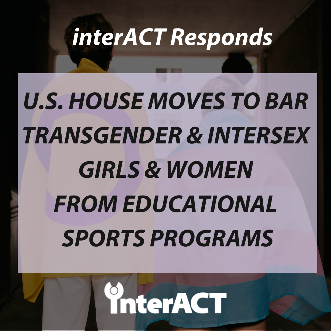 U.S. House moves to bar transgender and intersex girls and women from educational sports programs